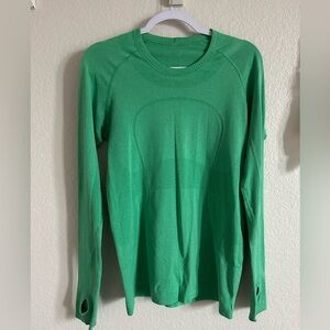 Lululemon Swiftly Tech Long Sleeve, Green, Size 10